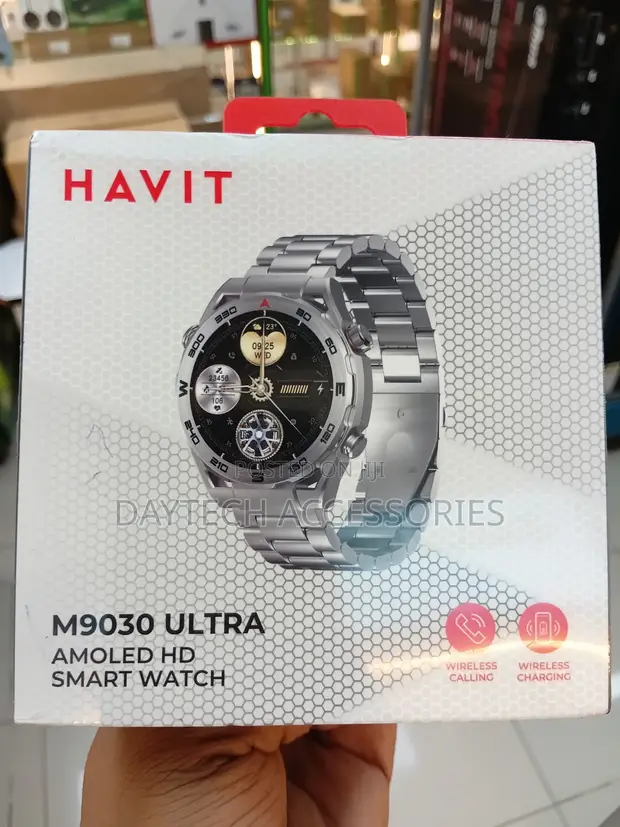Havit M9030 Ultra Metalic Bluetooth AMOLED Smartwatch - 1