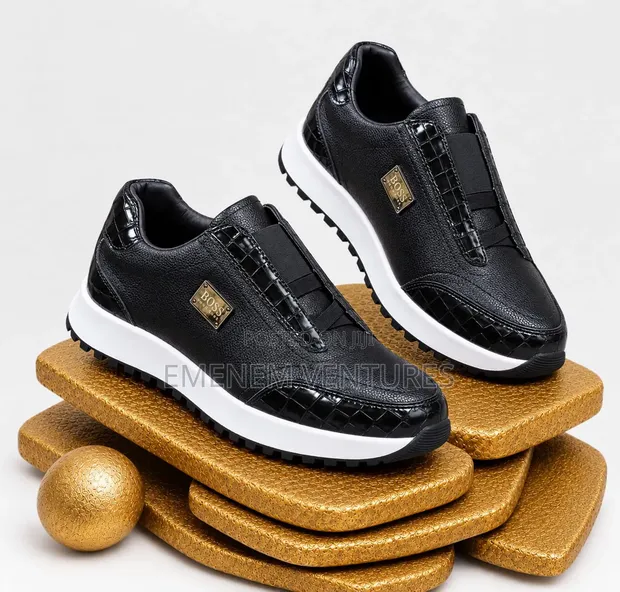 Hugo Boss Casual Leather Sneakers - 1