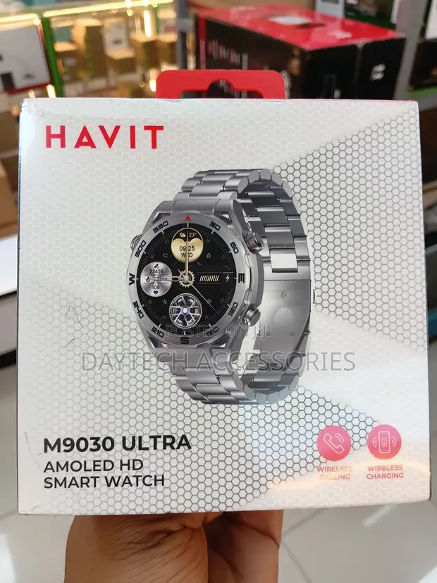Havit M9030 Ultra Smartwatch - Silver - 1