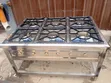 Commercial 6 Burner Gas Cooker - Stainless Steel - 1