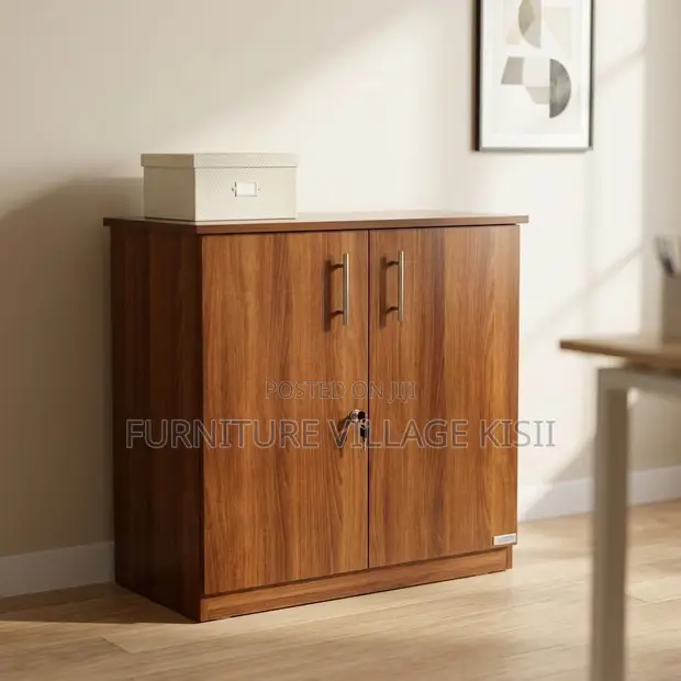 2-Door Wooden Credenza - 1