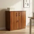 2-Door Wooden Credenza - 1