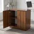 2-Door Wooden Credenza - 2