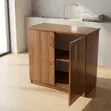 2-Door Wooden Credenza - 4
