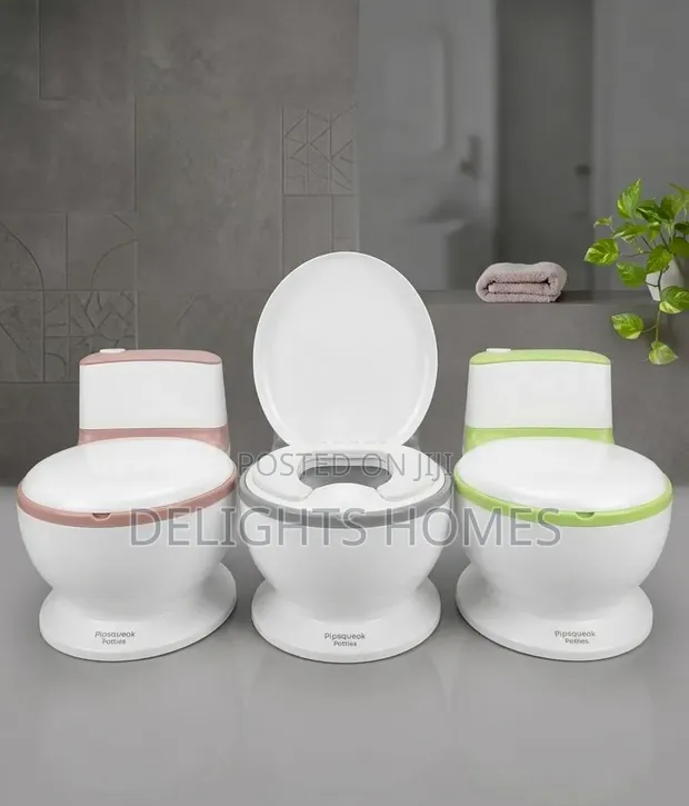 Potty ya Mafunzo ya Choo ya Mtoto Portable - 3in1 Cholet ya Toddler - 1