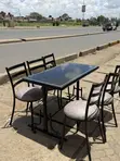 Brand New Grey Bar Low Chairs - 2