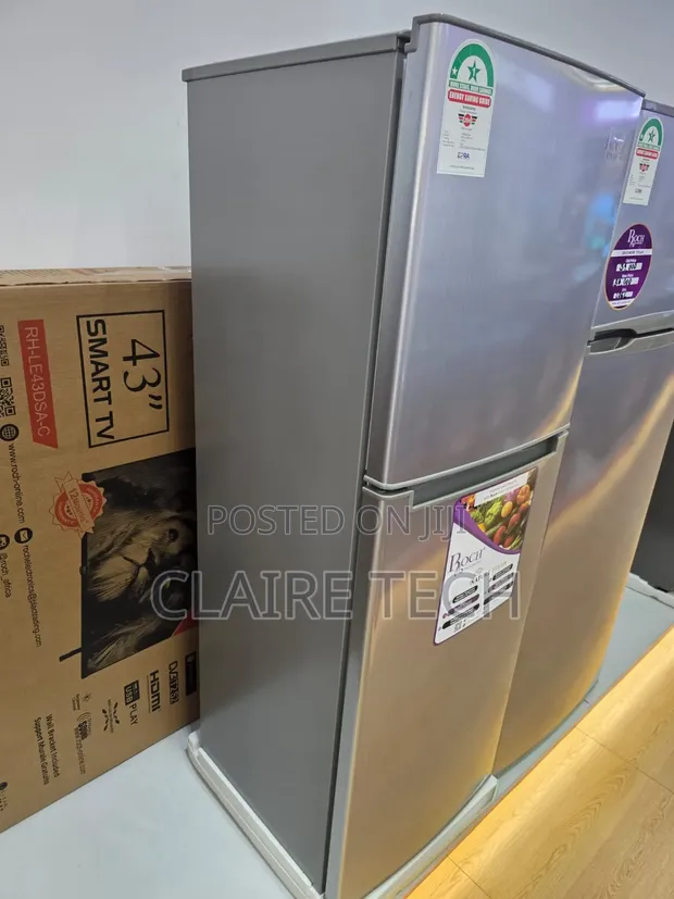 Roch RFR-180-DT-B 134L Double Door Refrigerator - 1