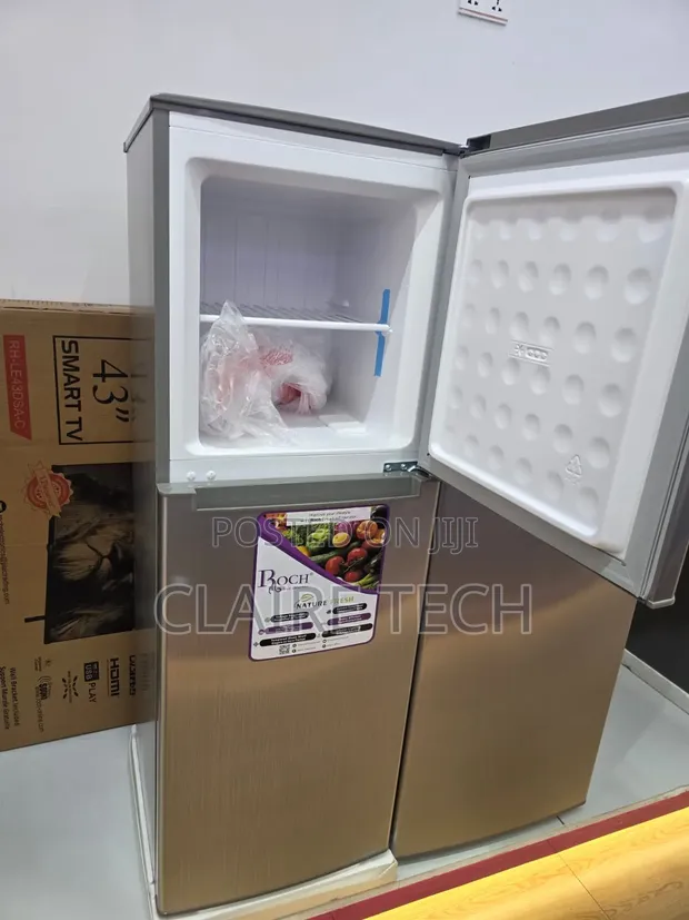 Roch 134L Double Door Fridge Freezer – RFR-180-DT-B - 1