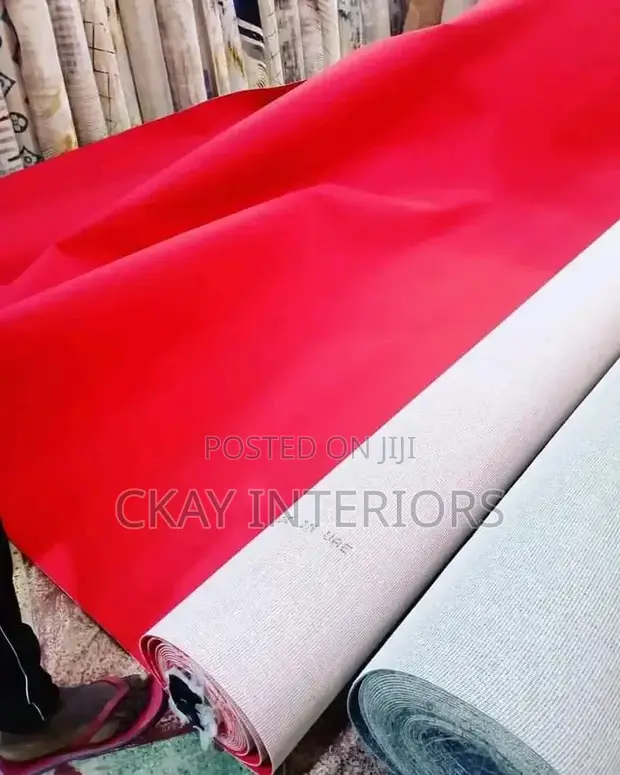 Red Floor Delta 4mm Wall-to-Wall Carpets - 1