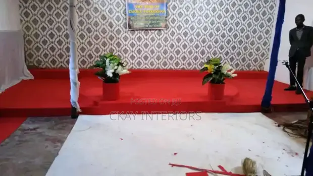 Church Altar Red Wall-to-Wall Carpeting - Delta Carpet - 1