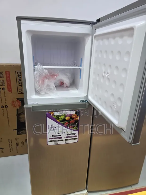 Roch RFR-180-DT-B 134L Two Door Fridge Freezer - 1