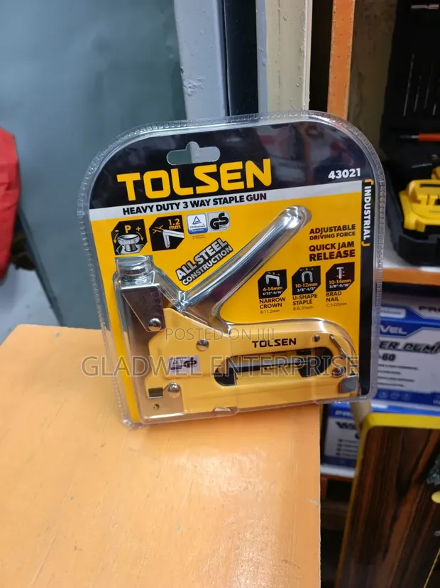 Heavy Duty Tolsen Manual Staple Gun - 1