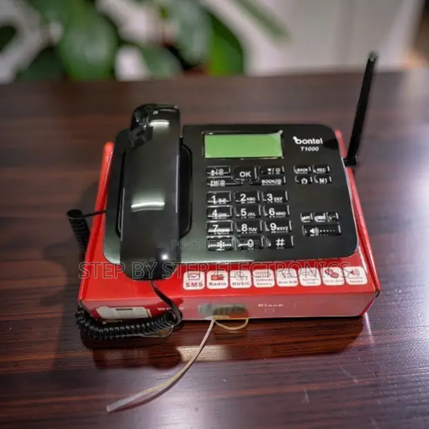 Bontel T1000 Dual SIM GSM Wireless Landline Desk Phone - 1
