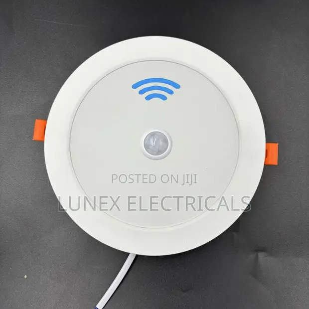 Round LED Ceiling Panel Light with Motion Sensor - 1