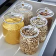 Large Transparent Sealed Storage Jar - 2