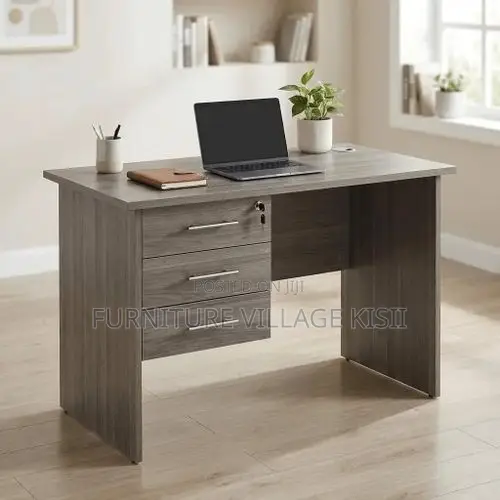 1.0M 3-Drawer Computer Desk - Brand New - 1