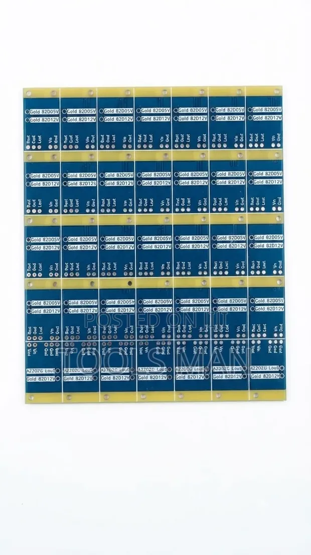 Gold 82D05V 82D12V Circuit Board Panel - 1