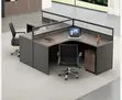 T-Shaped Curved Office Workstation - 1