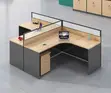 T-Shaped Curved Office Workstation - 5