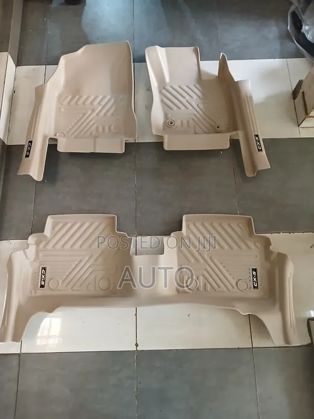 Mazda CX-5 5D Beige TPE Floor Mats - Custom Liners - 1