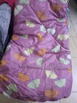 Flowered Duvet Set - 5x6ft