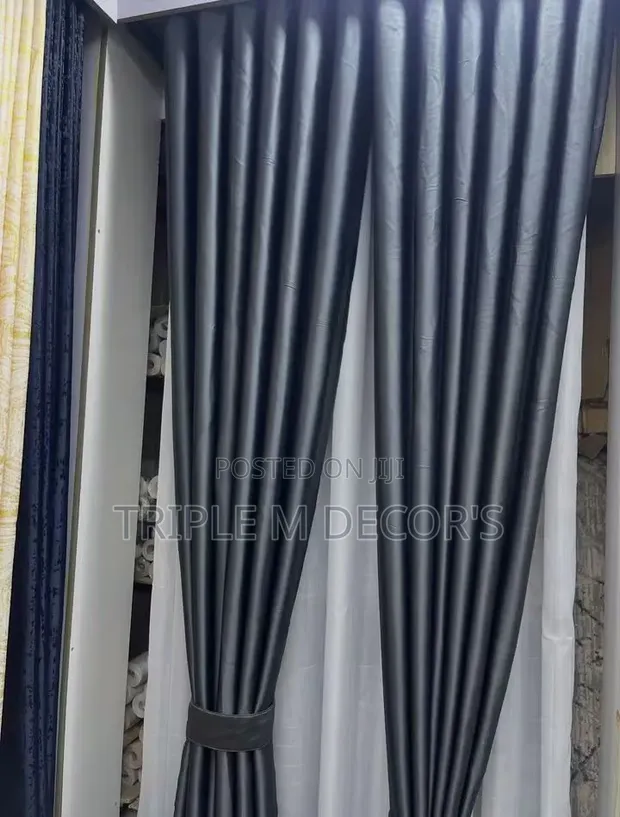 Thick Layered Blackout Curtains for Living Room - 1