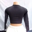 Ashro Crop Tops Gym Wear - 1