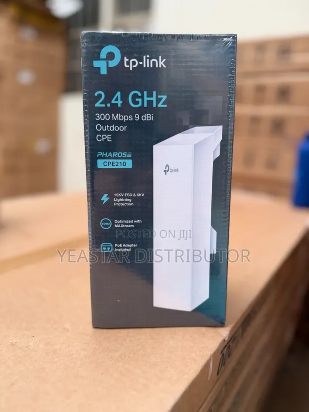 TP-Link Pharos CPE210 2.4GHz Outdoor CPE - 1