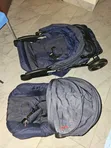 Stroller ya Mtoto 3-in-1 na Carrier/Car Seat - 3