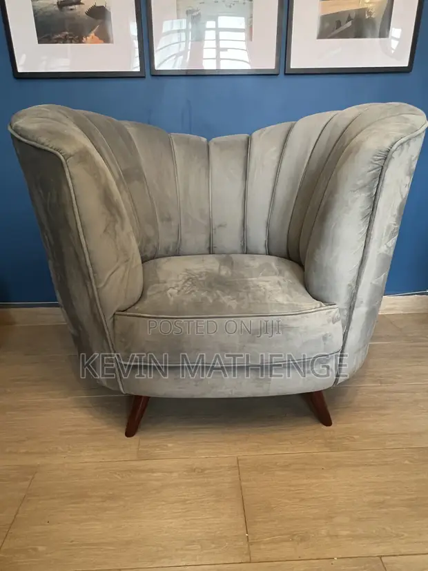 Gray Armchair / Accent Chair - 1