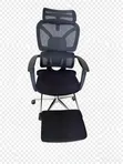 Classic Modern Office Chair with Footrest & Lumbar Support - 2