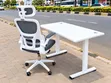 Boss Office Products Orthopedic Chair & Electric Height-Adjustable Desk Combo - 1