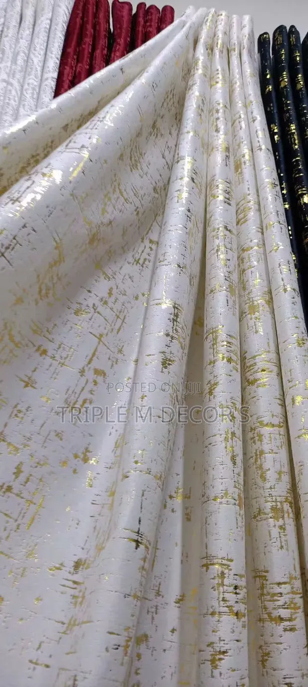 High Quality Stitched Velvet Curtains Per Meter - 1