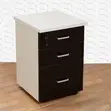 Lockable Desk File Cabinet - Gray - 1