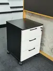 Lockable Desk File Cabinet - Gray - 3