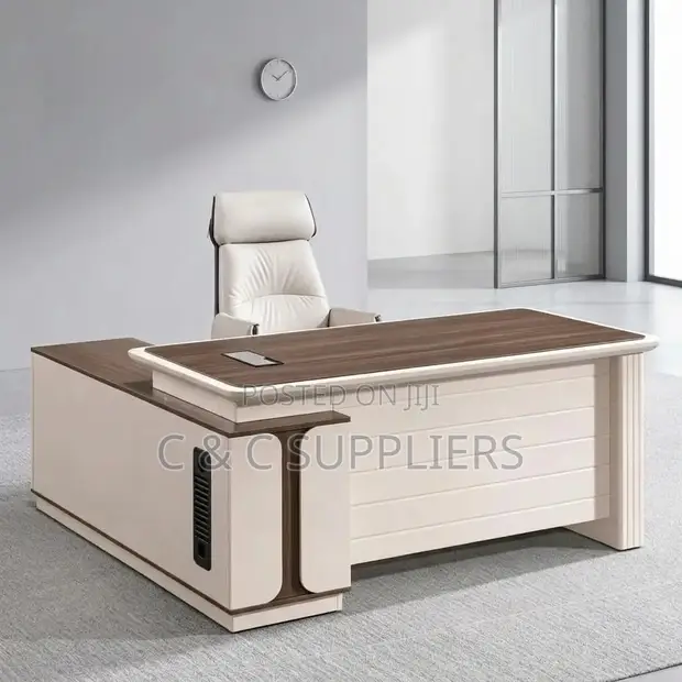 Imported L-Shaped Manager's Desk - 180cm - 1