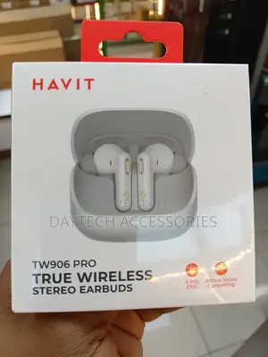 Havit TW906 Pro ANC True Wireless Earbuds - White