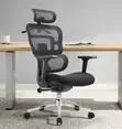 Modern High-Back Mesh Office Chair - Ergonomic Breathable - 1