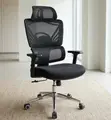 Modern High-Back Mesh Office Chair - Ergonomic Breathable - 2
