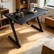 Black Imported Gamer Desk with LED - 1