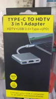3-in-1 USB-C to HDTV Adapter with USB 3.0 - 1