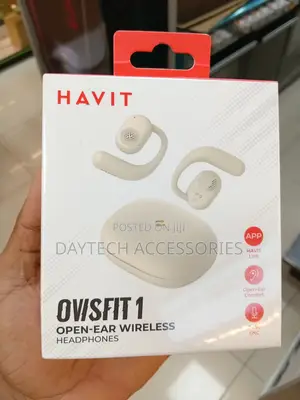 Havit Ovisfit 1 (OWS914) Open-Ear Wireless Headphones - Beige
