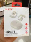 Havit Ovisfit 1 (OWS914) Open-Ear Wireless Headphones - Beige - 3
