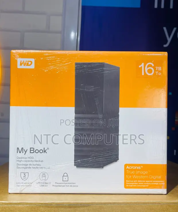WD 16TB My Book Desktop External Hard Drive USB 3.0 - 1