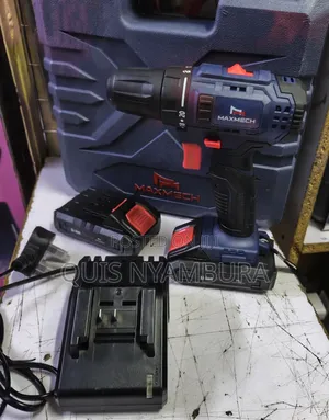 Maxmech 20V Cordless Brushless Drill with 2 Batteries