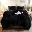 Brown Black Warm Soft Fluffy Duvet Set 6x7 - 2