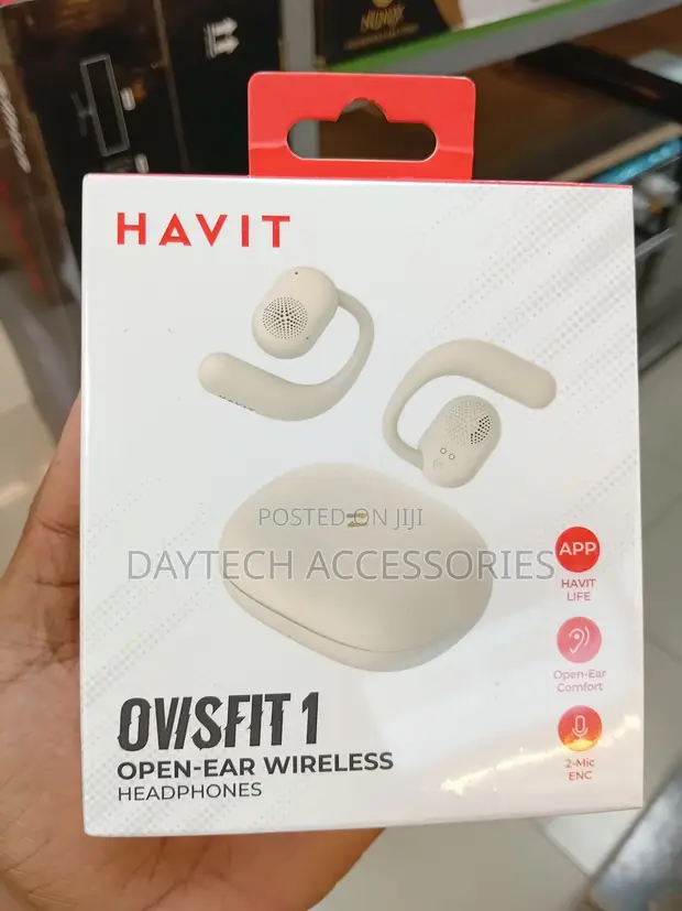 Havit OSW-914 Open Ear Wireless Earbuds - 1