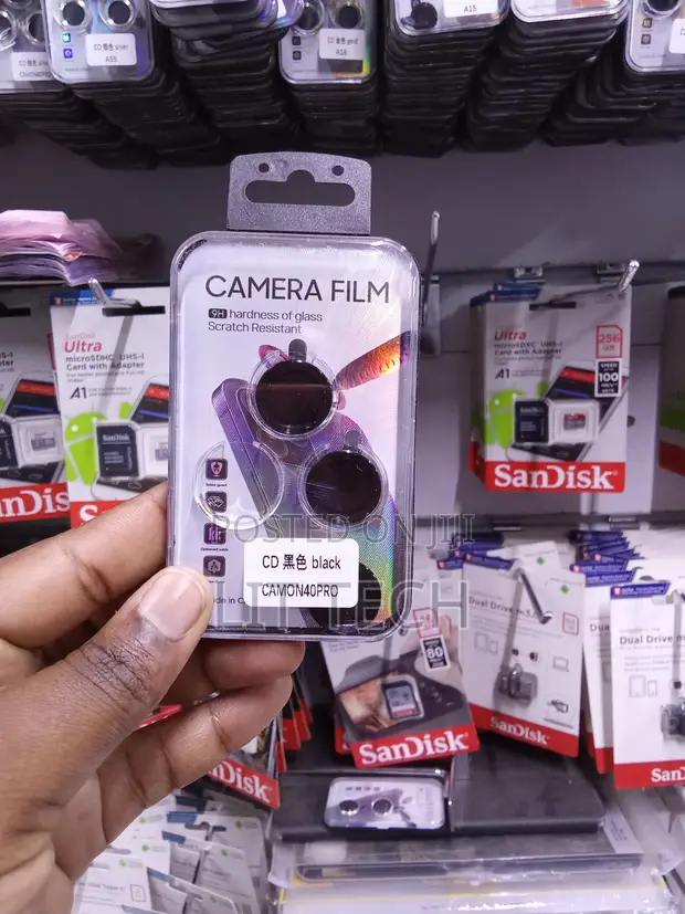 9H Tempered Glass Camera Lens Protector for Tecno Camon 40 Pro - 1