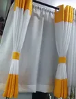 Durable Washable Kitchen Curtain Set - 2