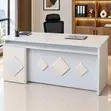 Imported L-Shape CEO Desk - 1600mm - 4